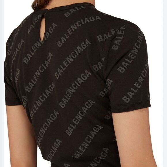 BALENCIAGA Printed Cotton T-Shirt M MSRP: $ 1350.00 - Picture 4 of 15